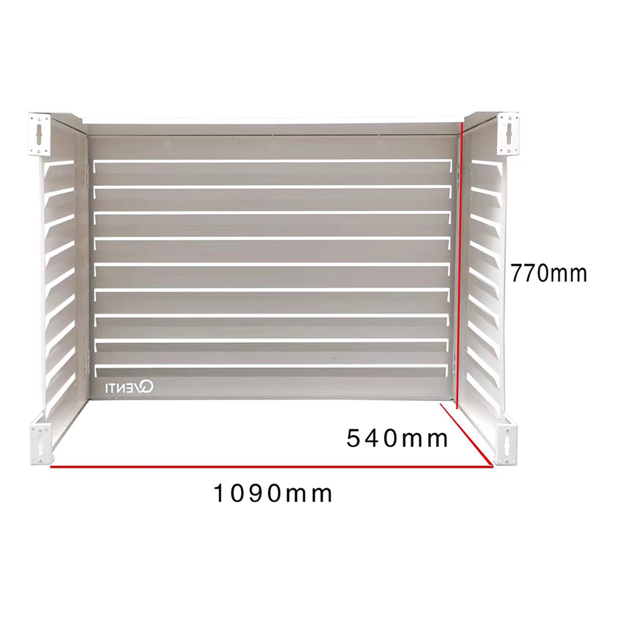 Imagen 3 de Carcasa para aire acondicionado Qventi 115 cm - Blanco Blanco