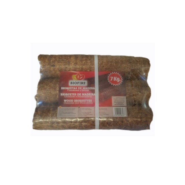 Imagen 0 de Briquetas Madera Biofire 7 kg (3 maderos)