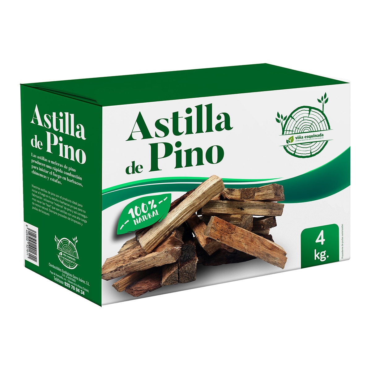 Imagem 0 de Caixa Estilhas Acendimento - 4 kg