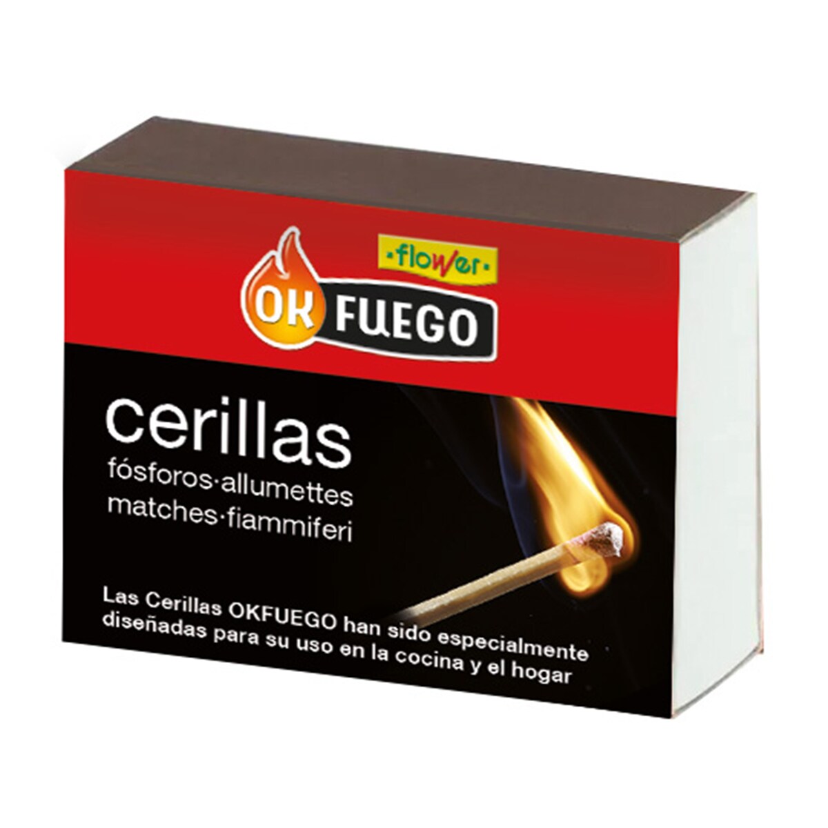 Caja de Cerillas de Cocina OKFUEGO - Pack 3 Uds 2
