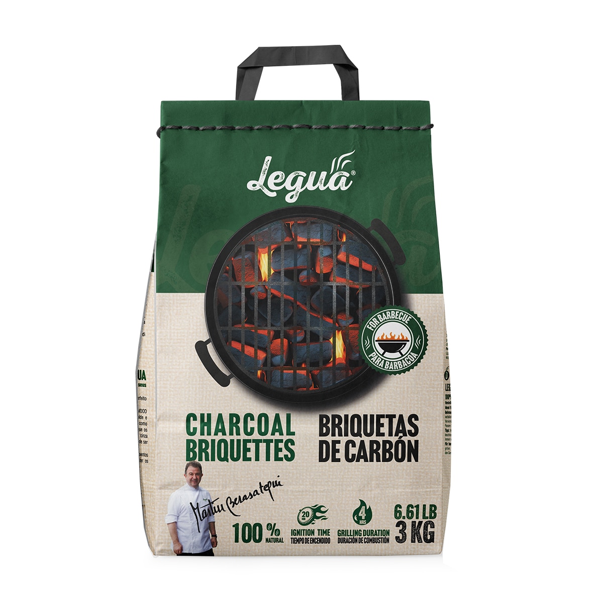 Imagen 0 de Briqueta de carbón FSC Mix Certificado 3 Kg