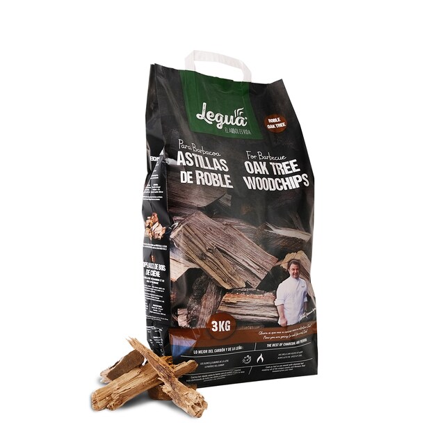 Imagen 0 de Astilla de roble 3 Kg certificada PEFC