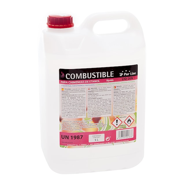 Imagen 0 de Garrafa Bioetanol Inodoro 5 l