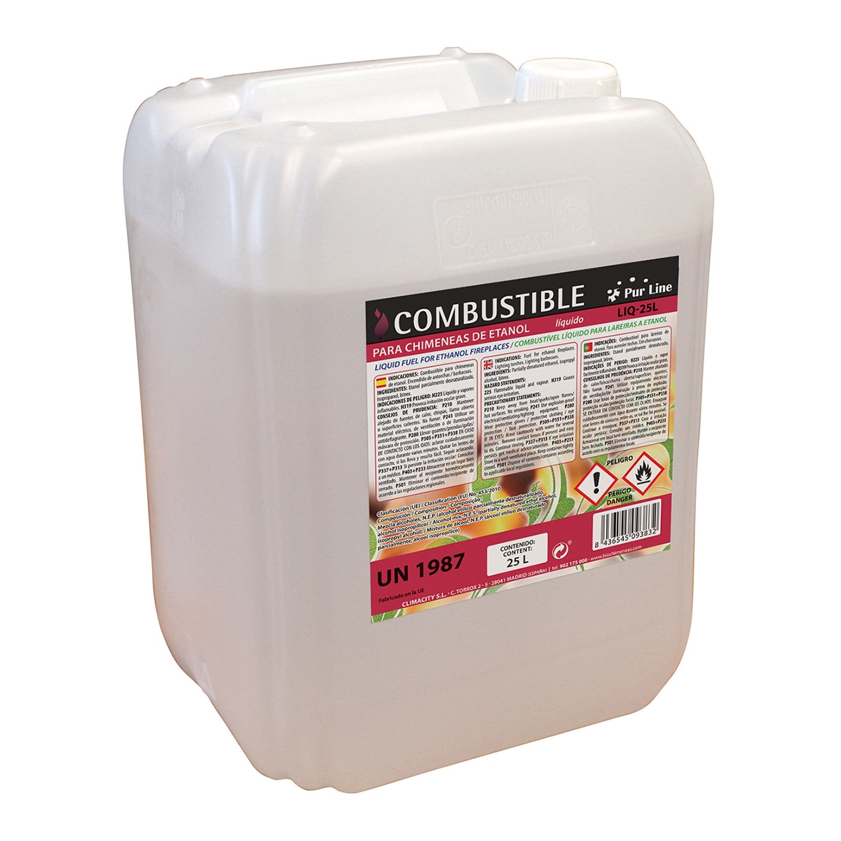 Imagen 0 de Garrafa Bioetanol Inodoro 20 l