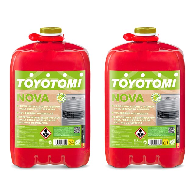 Imagen 0 de Pack 2 Bidones Parafina Toyotomi Nova 20 l