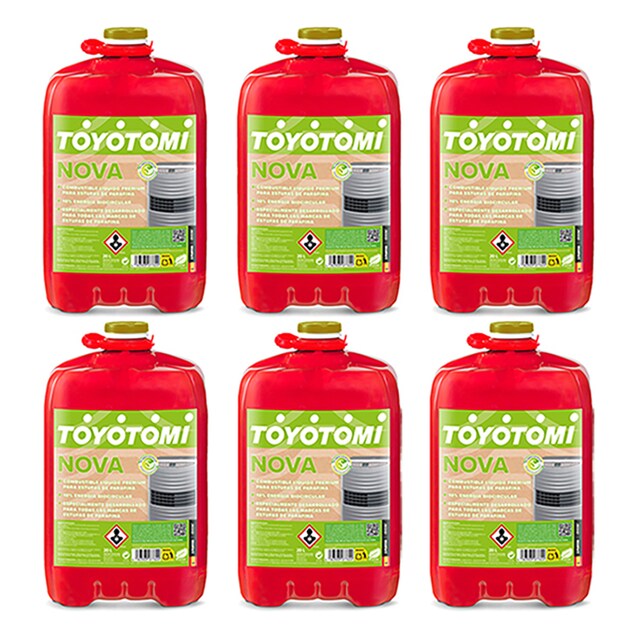 Imagen 0 de Pack 6 Bidones Parafina Toyotomi Nova 20 l