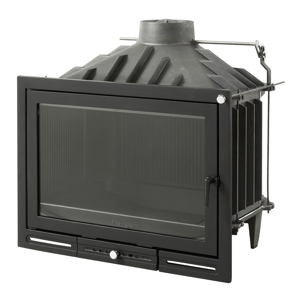 Hogar Insertable Leña HGB-70 11 kW Negro-1