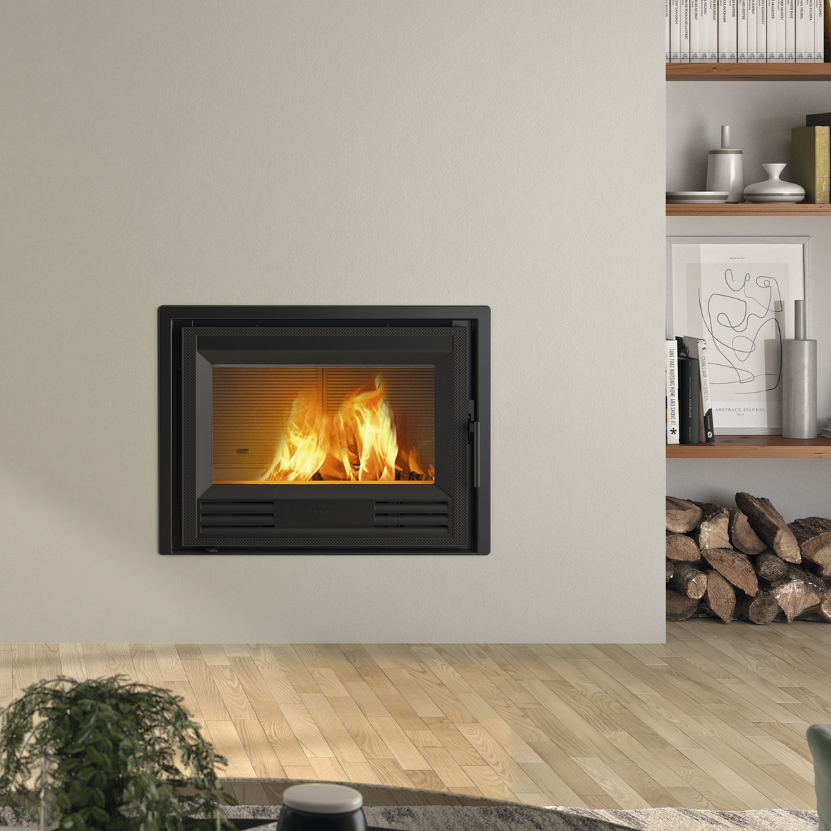 Insertable Leña Compacto C-3/70 N HF Negro-2