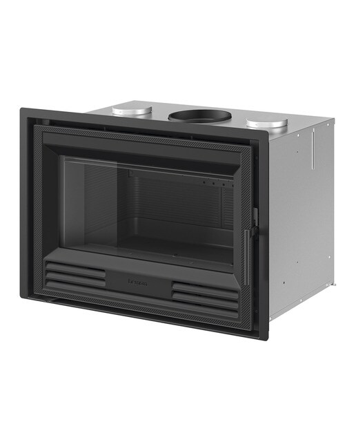 Insertable Leña Compacto C-3/80 N HF Negro-1