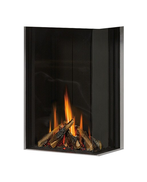 Hogar Gas Natural MG-38/63 Cristal Lateral Izquierdo Madera-1