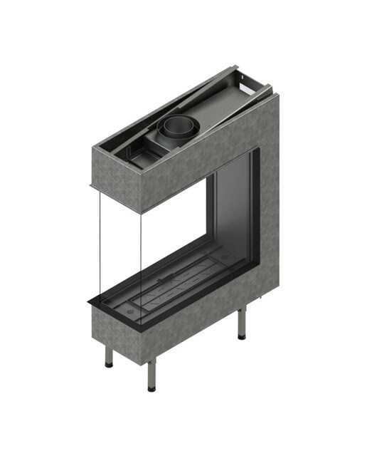Hogar Gas Natural MG-83-34/40 en U Madera-1