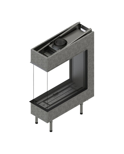 Hogar Gas Propano MG-83-34/40 en U Madera-1
