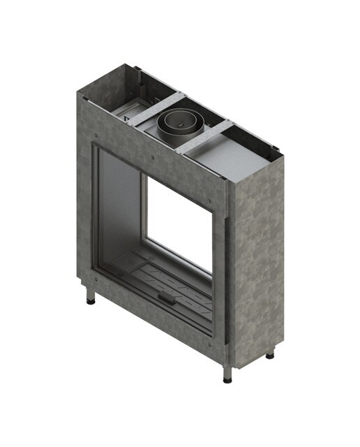 Hogar Gas Propano MG-120/38 Túnel DQ 2 Caras Cristal-1