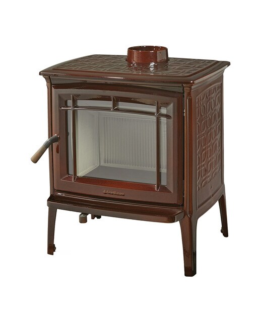 Imagen 0 de Estufa de Leña Shelburne Esmaltada Marrón