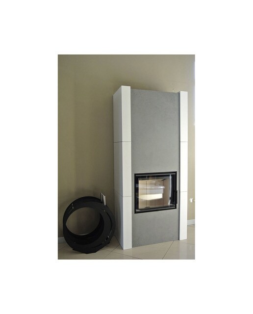 Chimenea Leña Heat F76/47 Frontal Negro-6