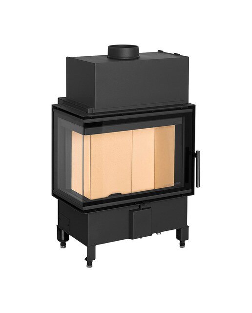 Imagen 0 de Chimenea Leña Heat F58/31 Esquinera Izquierda Puerta Lateral