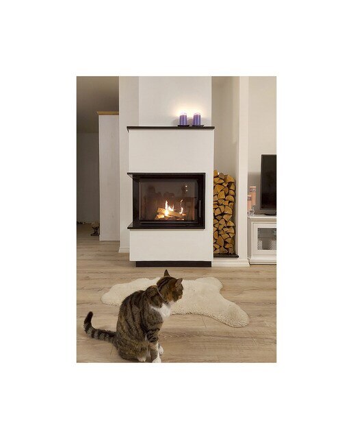 Chimenea Leña Heat F58/31 Esquinera Izquierda Puerta Lateral Negro-4