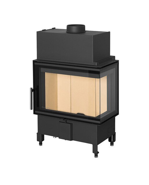 Imagen 0 de Chimenea Leña Heat F58/31 Esquinera Derecha Puerta Lateral