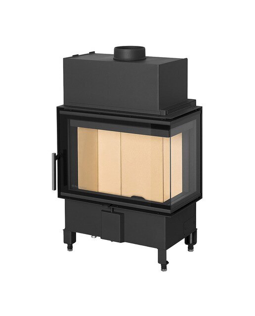 Imagen 0 de Chimenea Leña Heat F68/31 Esquinera Derecha Puerta Lateral