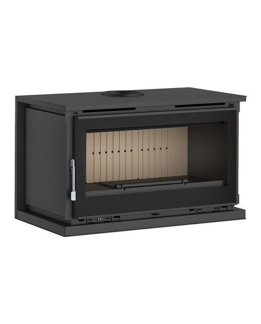 Estufa a Lenha Suspensa M-180 K Negro-1