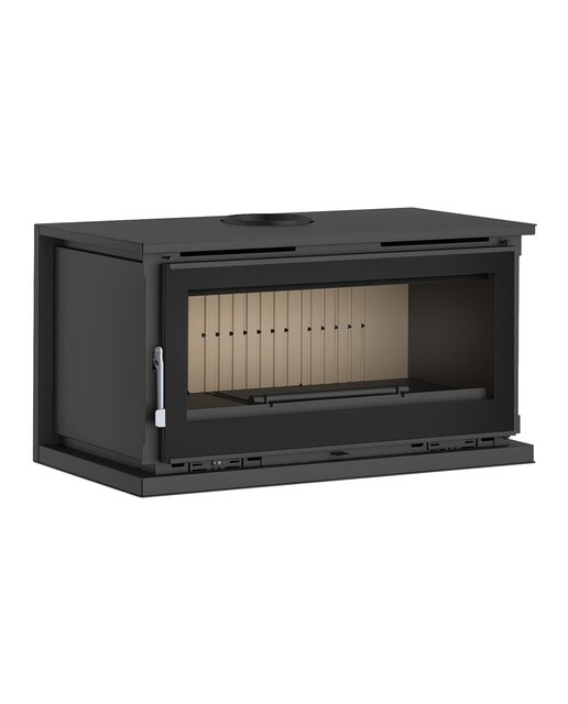 Estufa a Lenha Suspensa M-100 K Negro-1