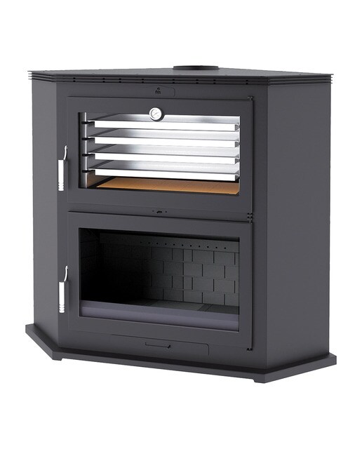 Forno a Lenha de Canto HL-200 RF Negro-1
