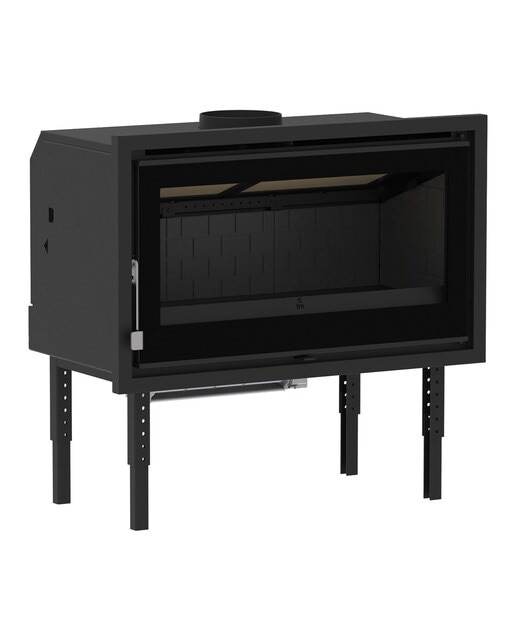 Insertable de Leña Panorámico IZ-100 FKT Negro-1