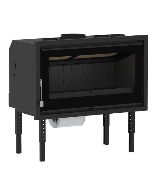 Insertable de Leña Panorámico IZ-100 FKC Negro-1