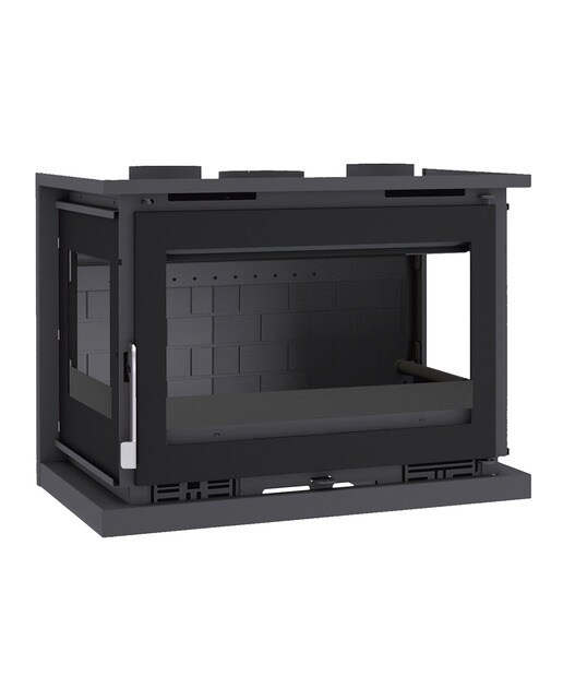 Insertable de Leña 3 Caras IT-173 FK Negro-1