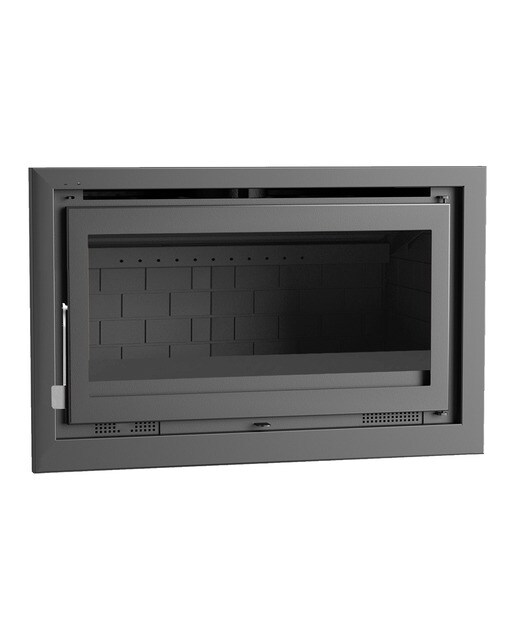 Insertable de Leña Frontal 1 Cara IT-100 F Negro-1