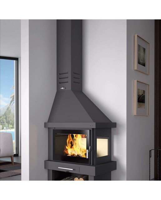 CHIMENEA LEÑA 2 CARAS Preto-2