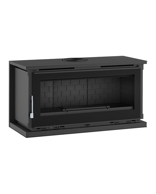 Estufa a Lenha Suspensa M-100 FK Negro-1