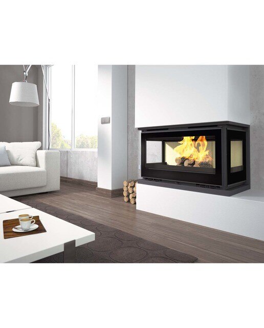 Insertable de Leña Triple Cara IT-103 K Negro-2