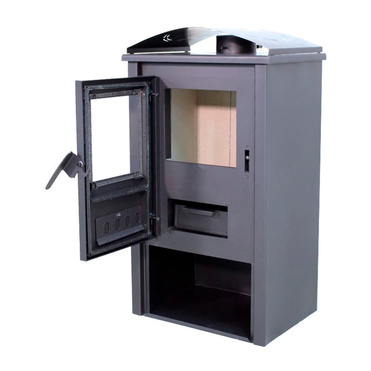 Estufa de leña Amina Negro-7