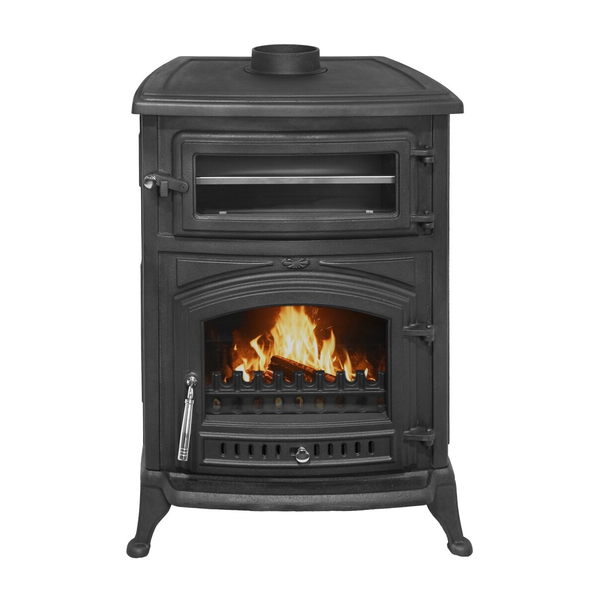 Estufa de leña Antares Iron Negro-22
