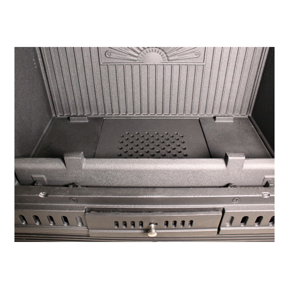 Estufa de leña Insertable Aurora Negro-6