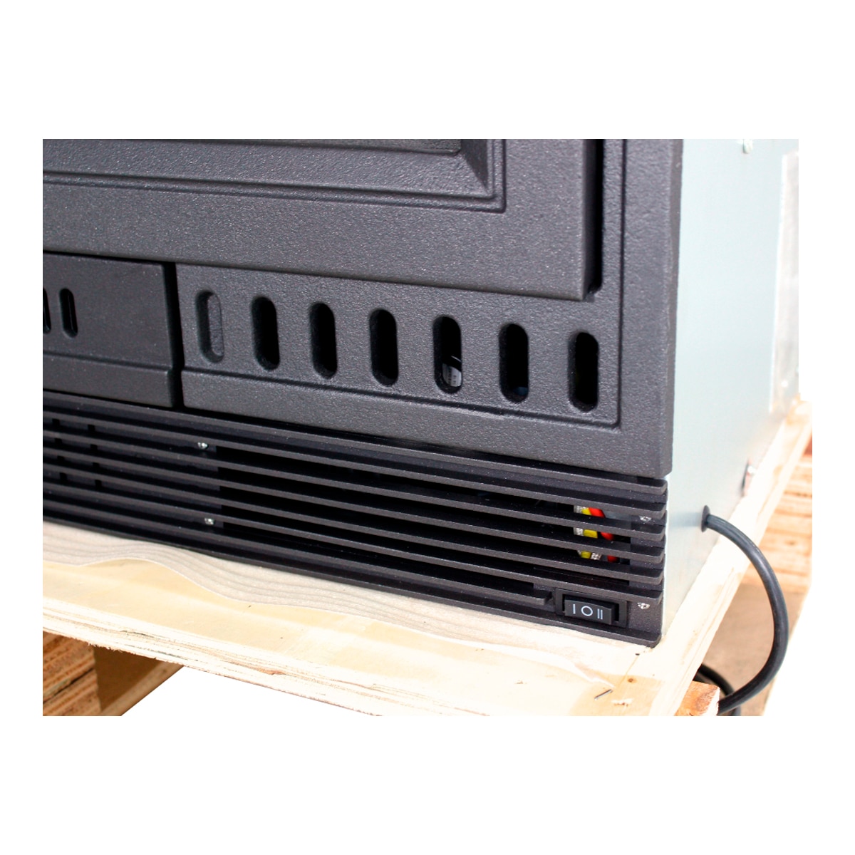 Estufa de leña Insertable Aurora Negro-8