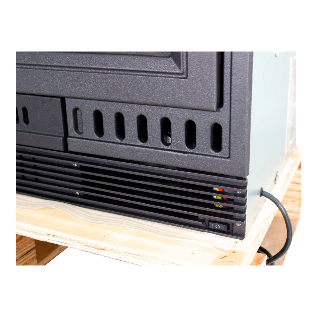 Estufa de leña Insertable Aurora Negro-8