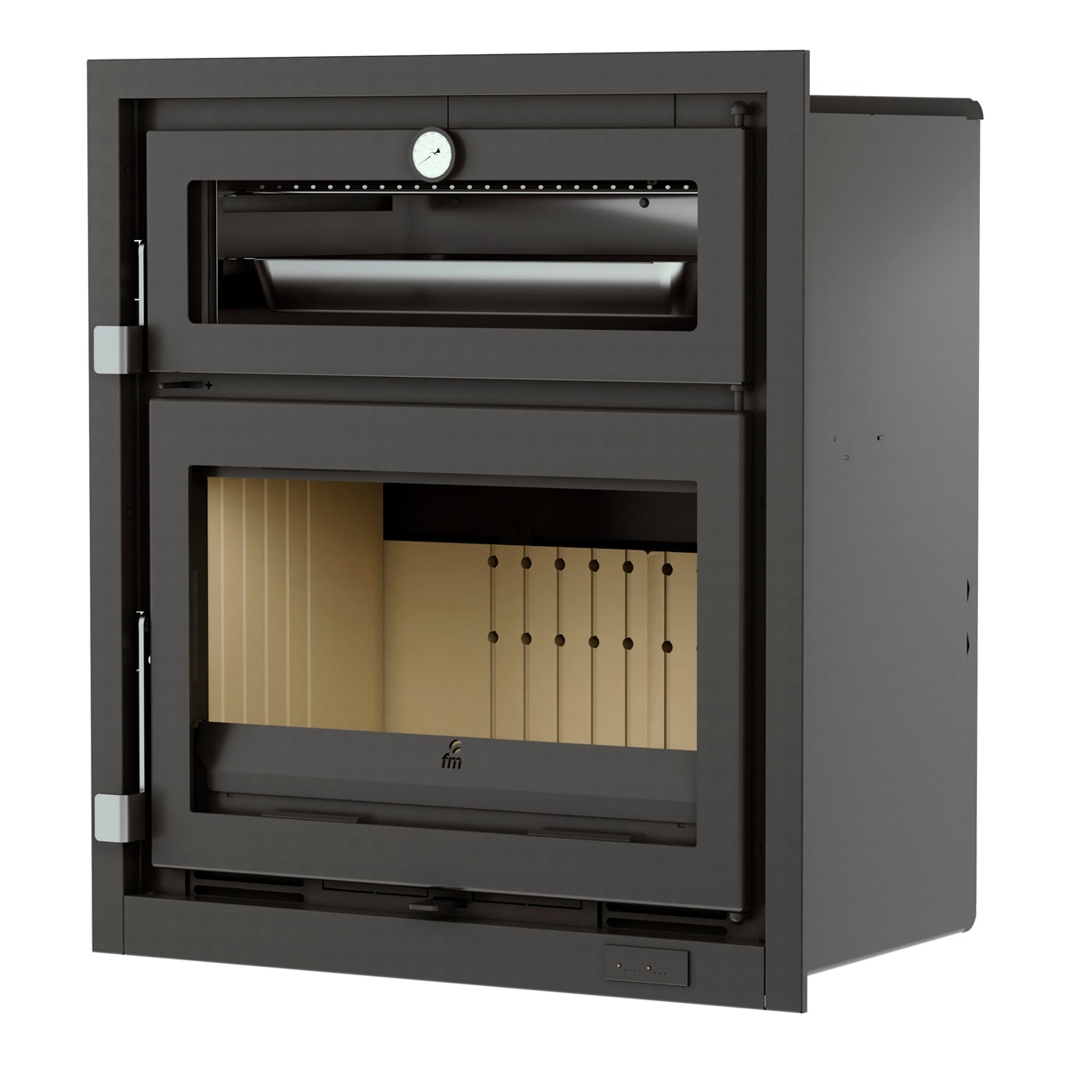 Imagen 0 de Insertable Leña 70 cm IT-170 H Sin Turbinas Horno Cerrado en Inox. Bandeja Horno de 50 cm.