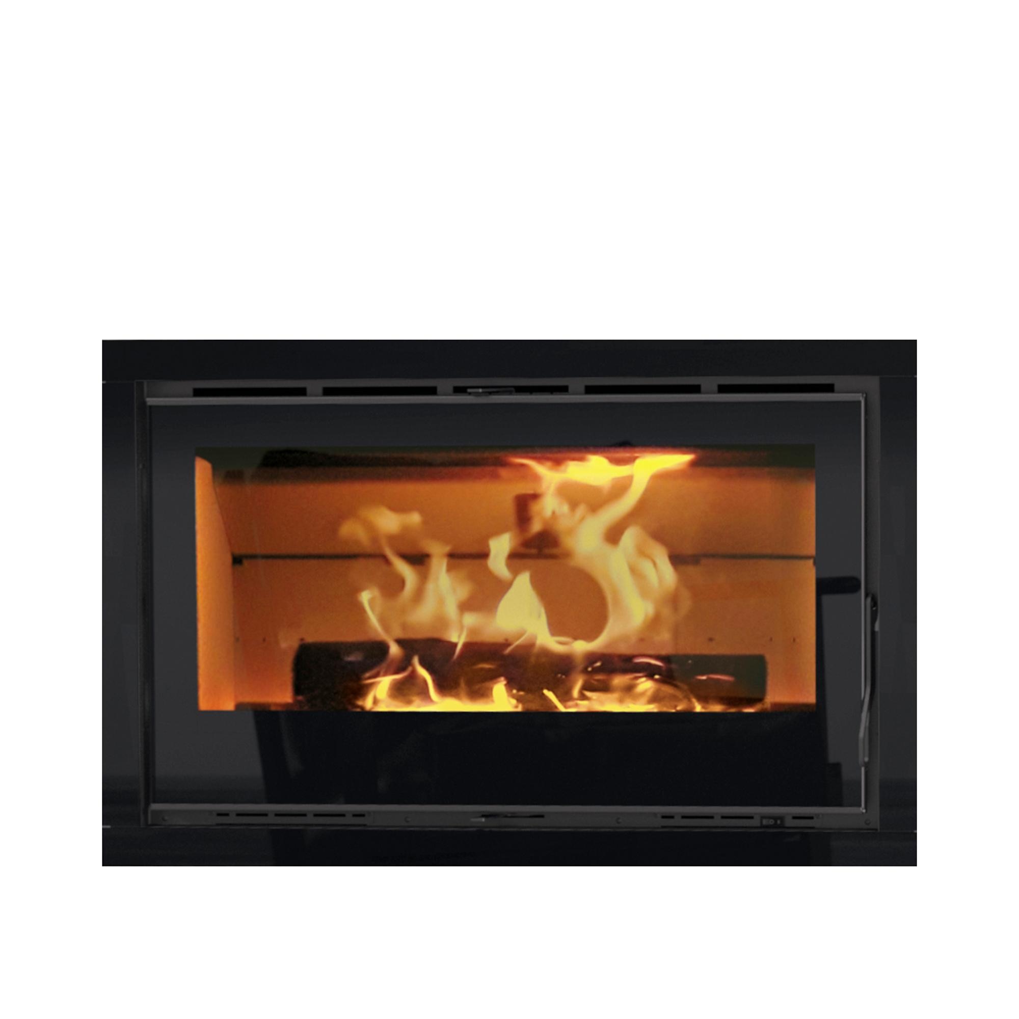 Imagen 0 de Chimenea insertable de leña de 100 cm de ancho, con cuatro ventiadores I100VER