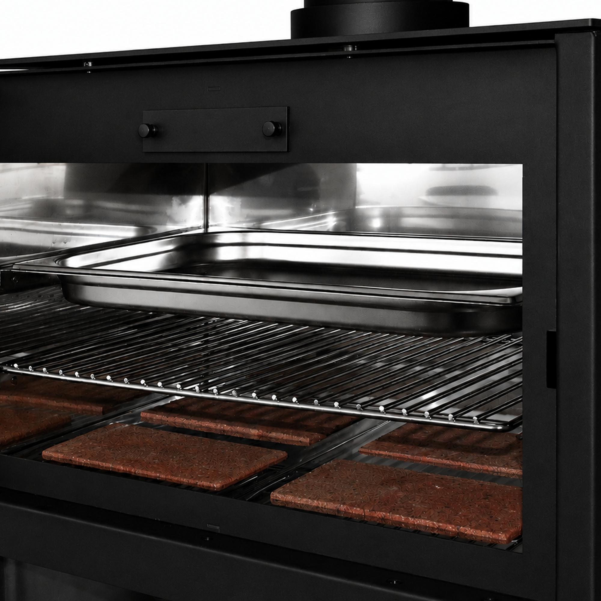 Estufa con horno ATLASTHE_N Negro-3