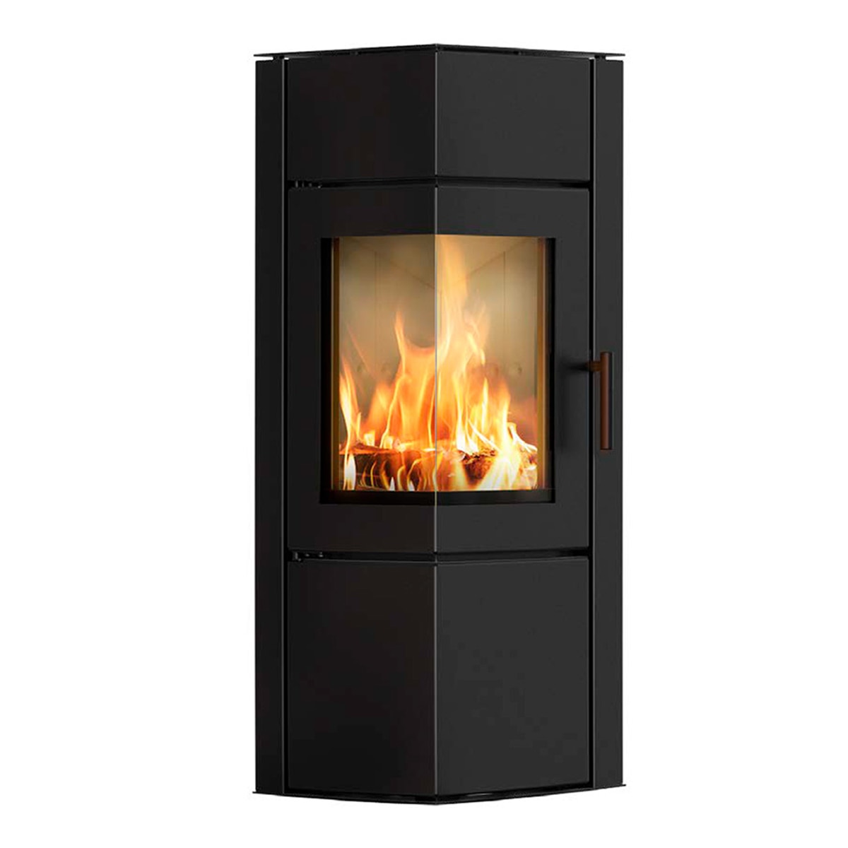 Imagen 0 de Estufa de leña Golfo 8 kW Pauheat con diseño panorámico