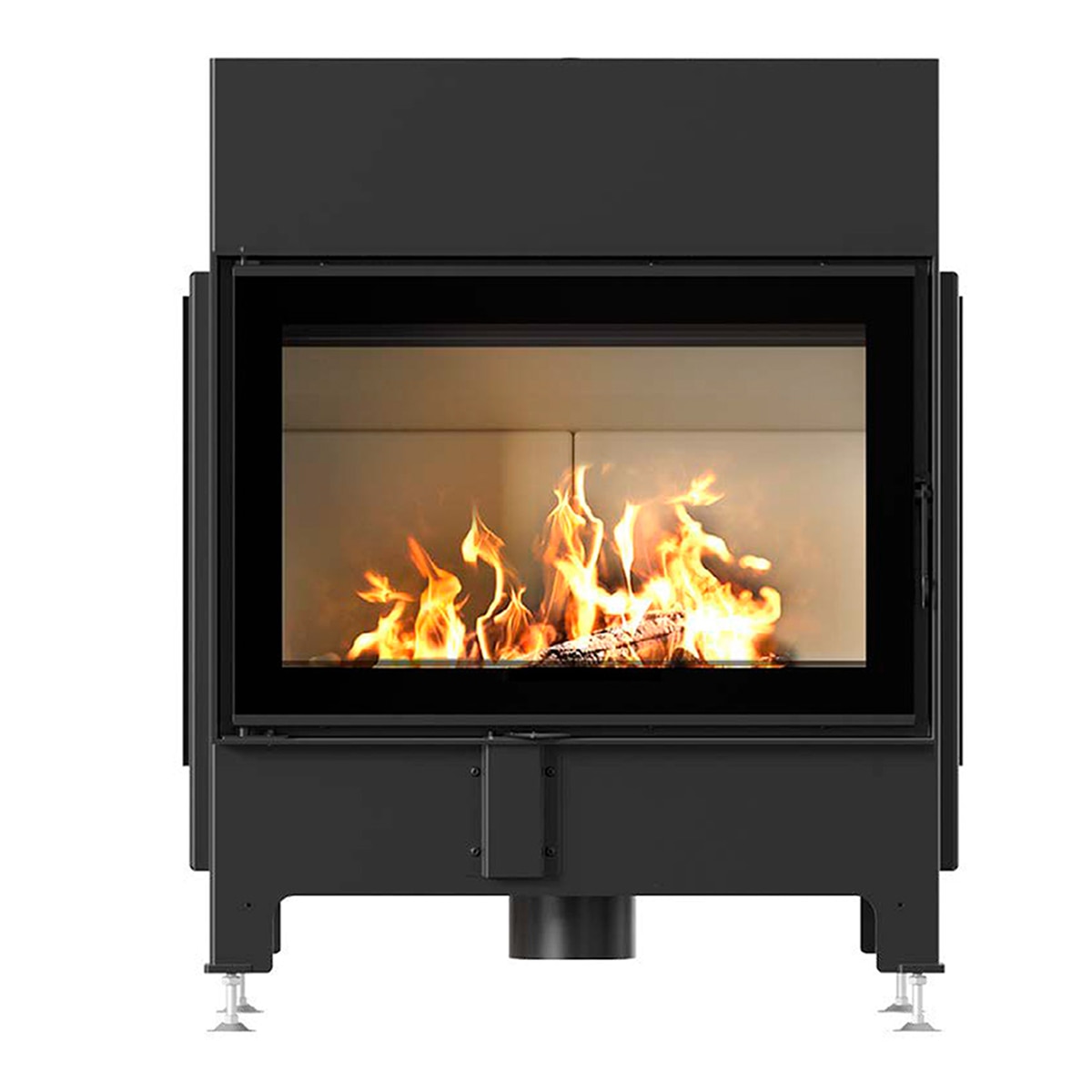 Imagen 0 de Hogar de leña Pia 11 kW Pauheat con visión panorámica