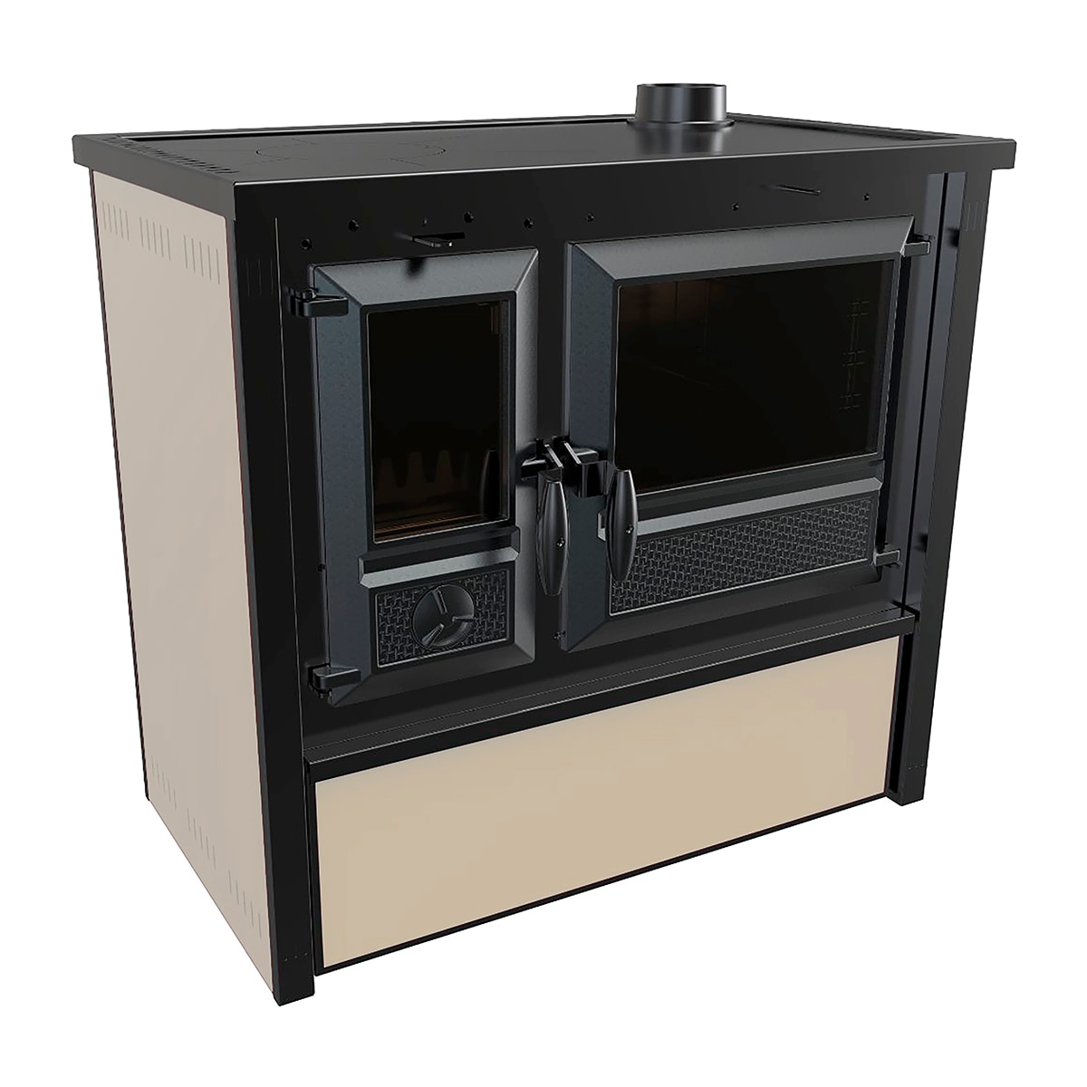 Imagen 0 de Cocina de leña 6 kW Clase A con horno de cocción