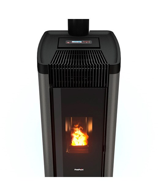 Estufa Pellets Steel Airtight Canalizable Wi-Fi 8,5 kW Antracita-2