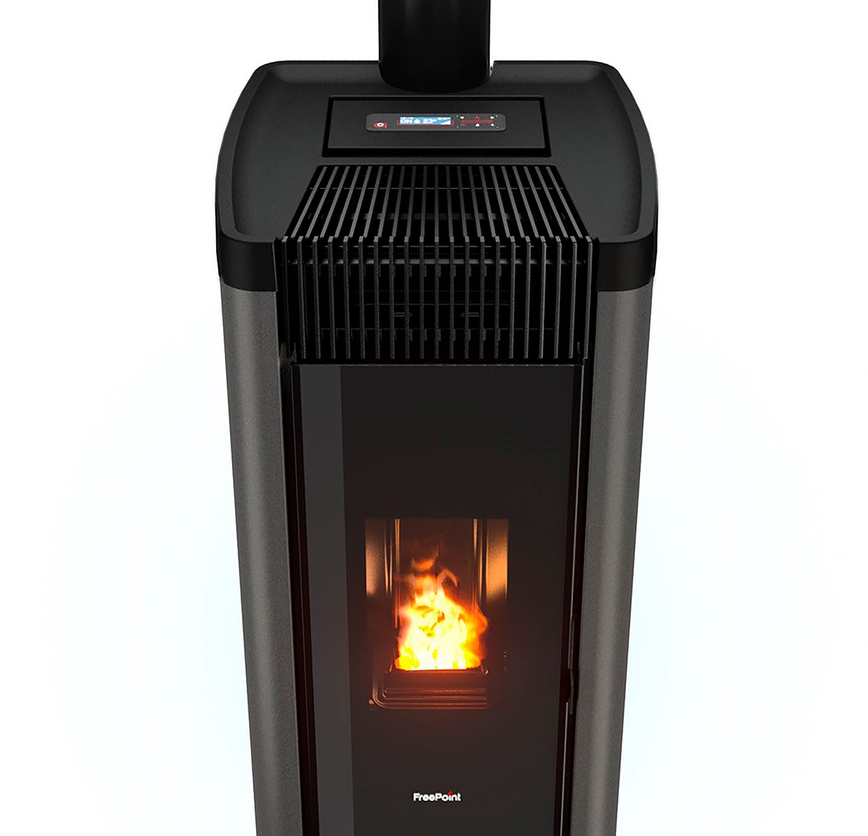 Estufa Pellets Steel Up Airtight Canalizable Wi-Fi 8,5 kW Antracita-2