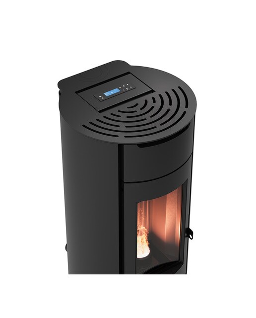 Estufa a Pellets Eos 8,5 kW Preto-3