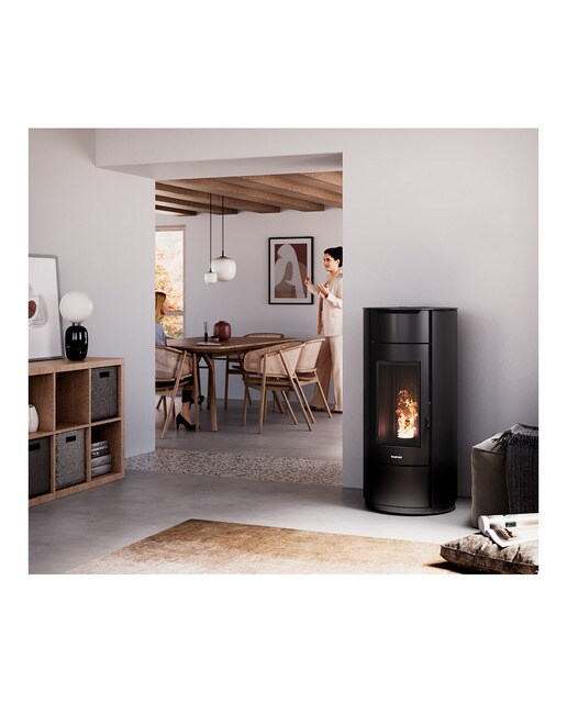 Estufa a Pellets Eos 8,5 kW Preto-5