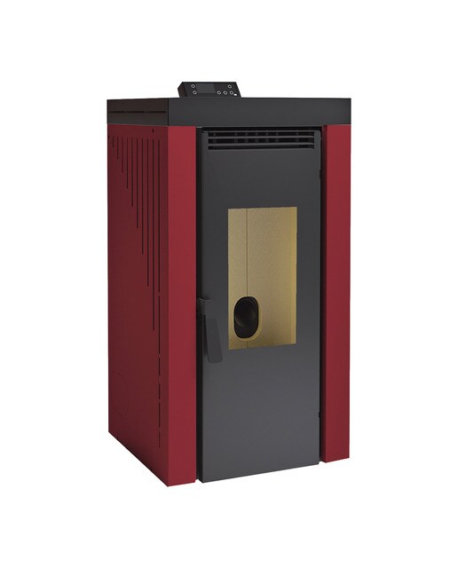 Estufa de Pellet Frontal BP-200 Burdeos-1