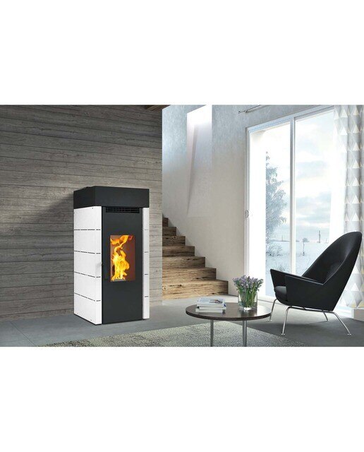 Estufa de Pellet Canalizable BP-701 Blanco-2
